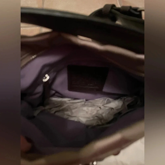 NWT Authentic Coach Signature Leather K1173  F18862 Light Brown And Dark Brown - Picture 8 of 10